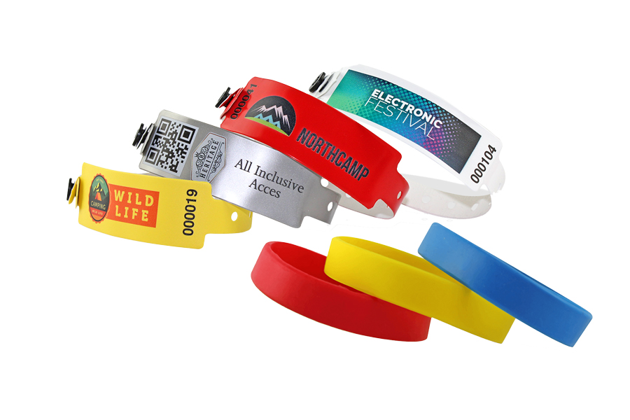 Pulseras de vinilo y silicona